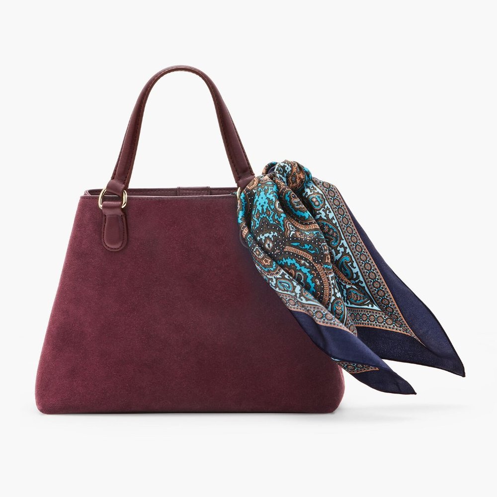 EARLY CHRISTMAS SPECIAL: Luxurious TALBOTS Silk Scarf Paisley Purse scarf - Picture 2 of 9